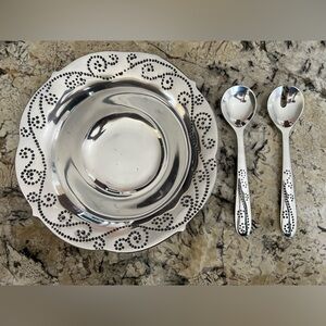French Perle 3 Piece Salad Set